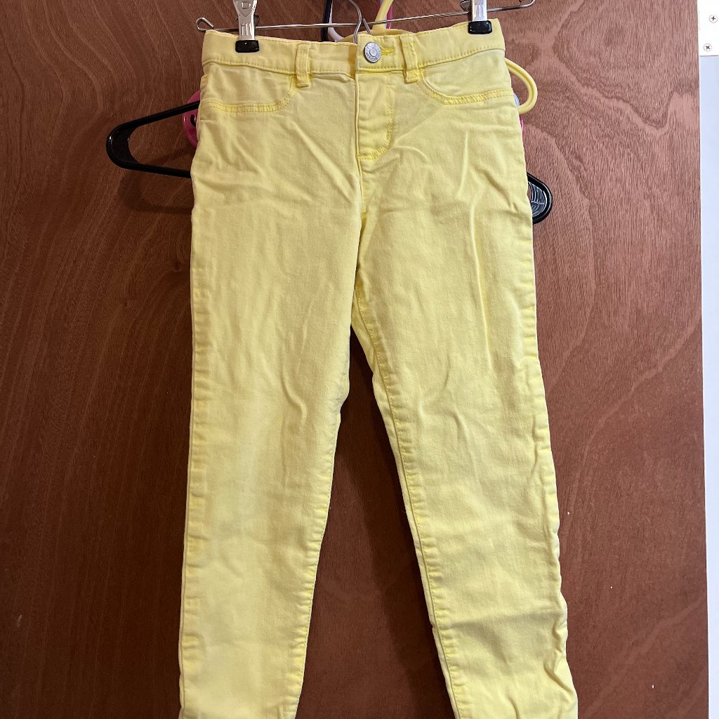 Oshkosh Size 7 Yellow Jeans Inseam 19 Inch Inseam Oshkosh Size 7 Yellow Jeans Inseam 19 Inch Inseam